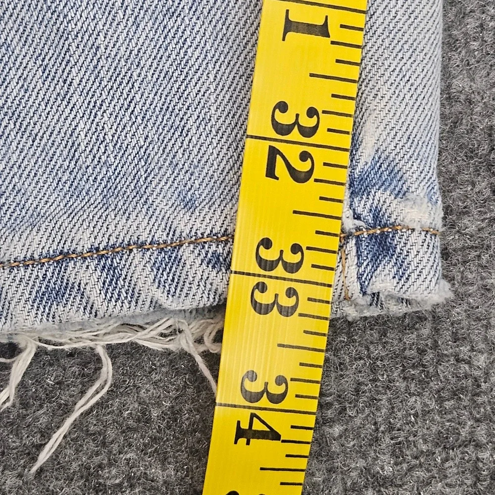 y2K Levis 550 Jeans‎ 36x34 Light Wash Distressed Frayed Grunge Baggy Denim